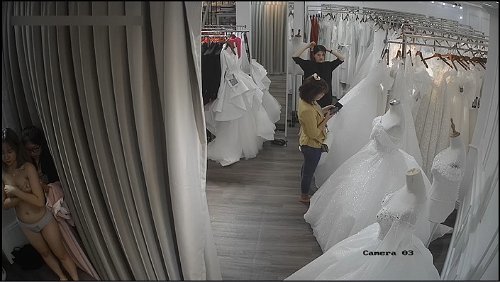 Hack camera tiệm váy cưới